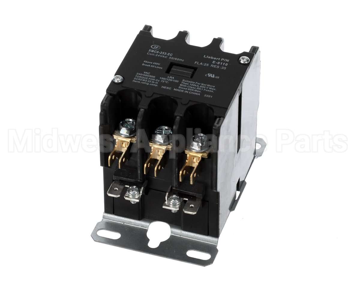 E-0110S Liebert 24V Coil 3P 25/30Amp Cont