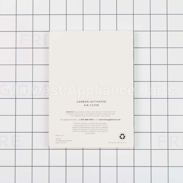EAFCBF Frigidaire Filter-Air
