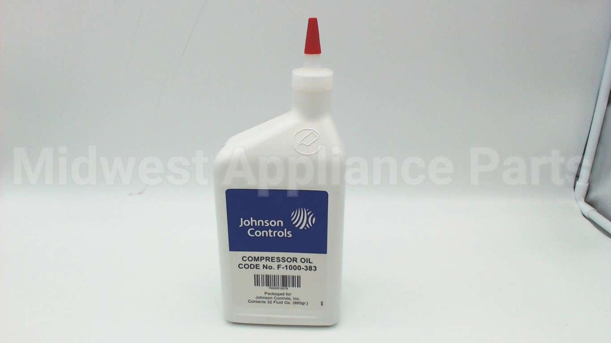 F-1000-383 Johnson Controls Sae30 Compressor Oil 32Oz(1Qt)