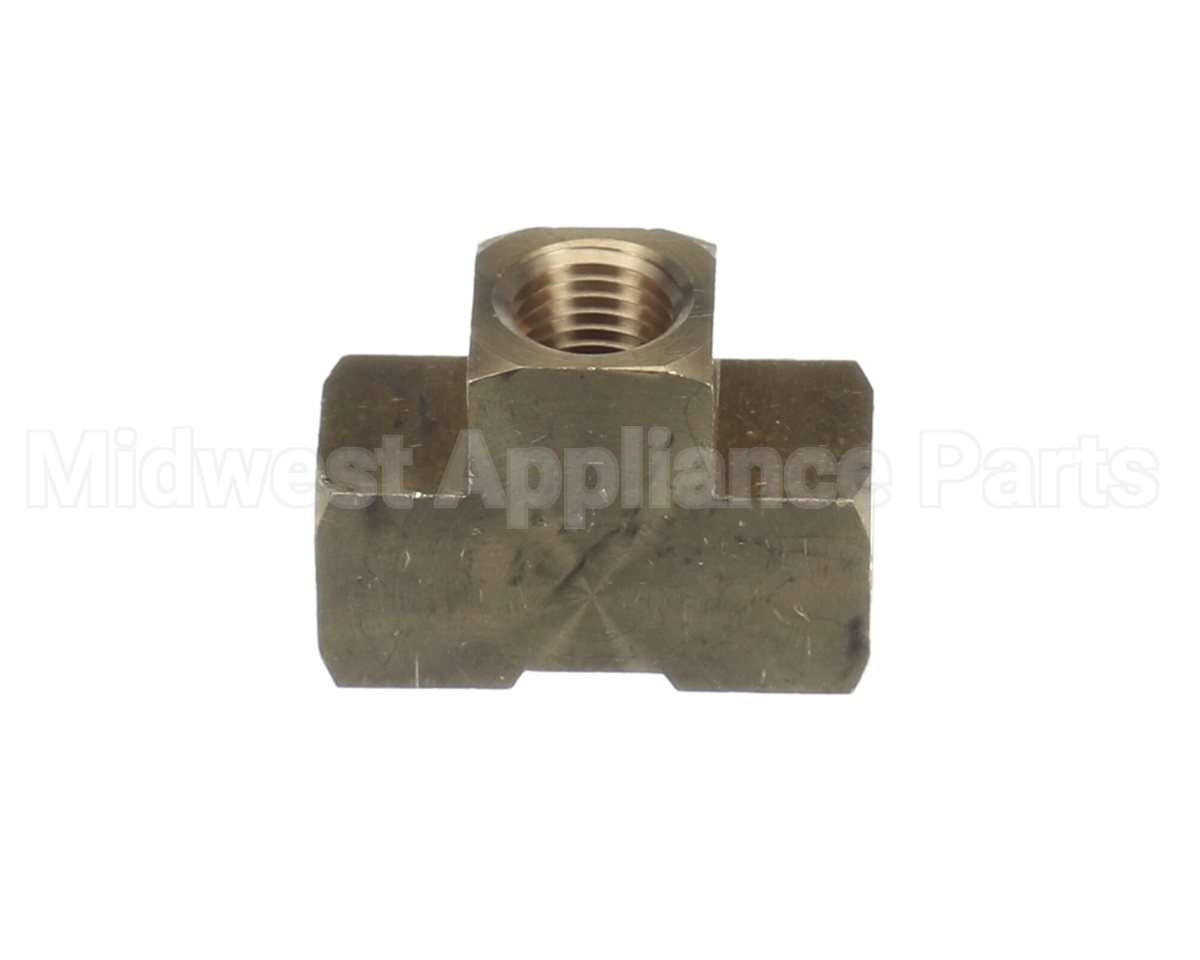 F020 Edlund Fitting, 1/4 Npt Brass Tee (Vm