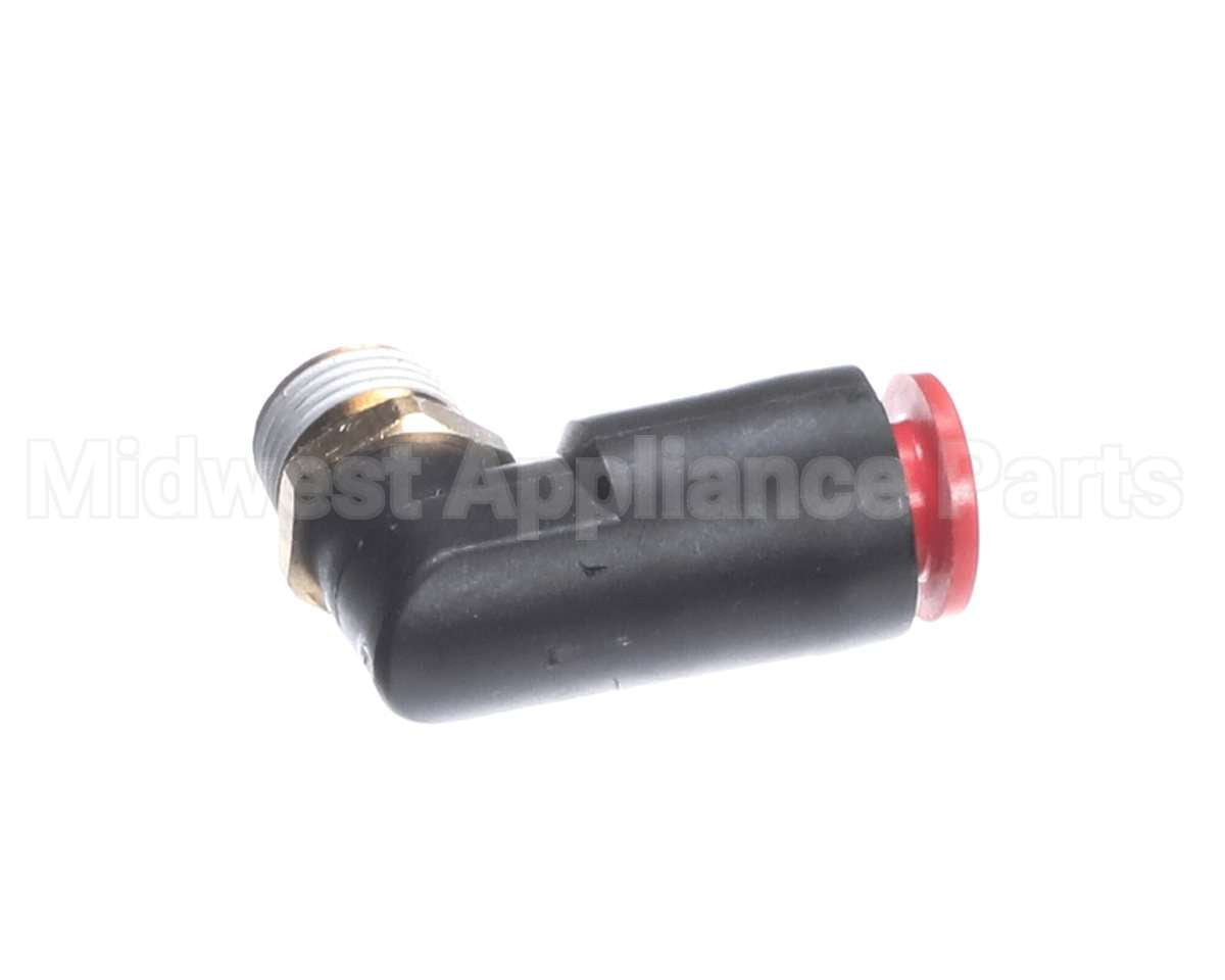 F033 Edlund Fitting,Shrt1/4Odpush-In 90 De