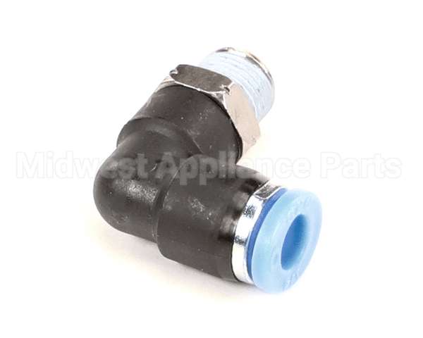 F037 Edlund Fitting,90 Deg.1/4Od Push-In-1