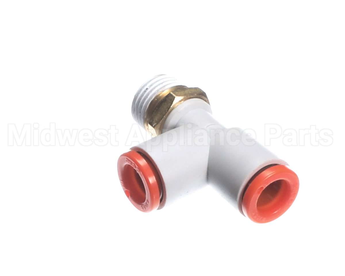 F039 Edlund Fitting,1/4Od Push-In Run Tee-
