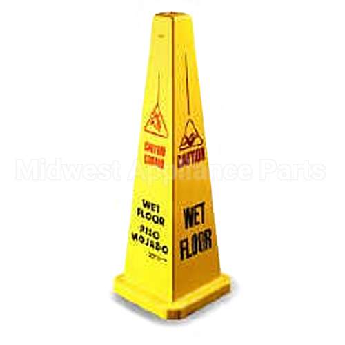 FG627677YEL Compatible Rubbermaid Cone "Wet Floor" 36" Yellow