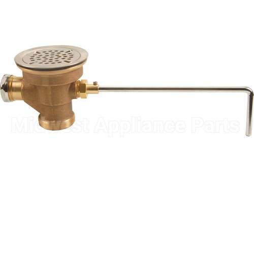FIS22438 Compatible Fisher Waste, Twist, Brass, W/Ssvalve