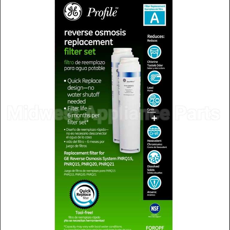 FQROPF GE Pre And Post Filter Set