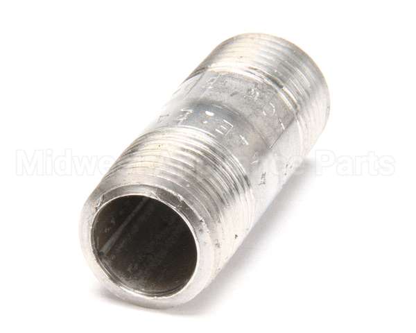 FT0232 Bki Nipple, 1/2 X 2, Ss 304