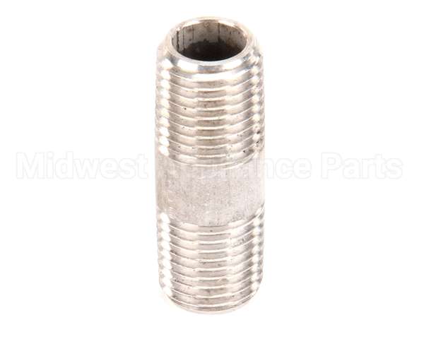 FT0234 Bki Nipple, 1/4 X 1 1/2, Ss 304