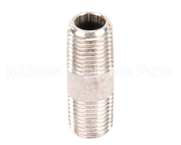 FT0234 Bki Nipple, 1/4 X 1 1/2, Ss 304