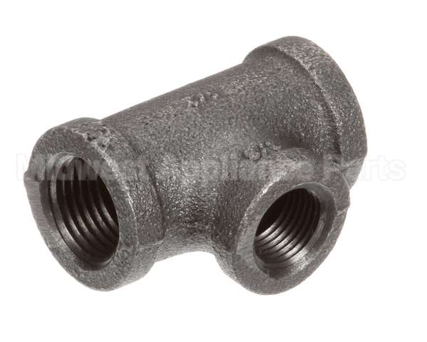 FT0538 Bki Tee, 1/2 X 1/2 X 3/8, Black