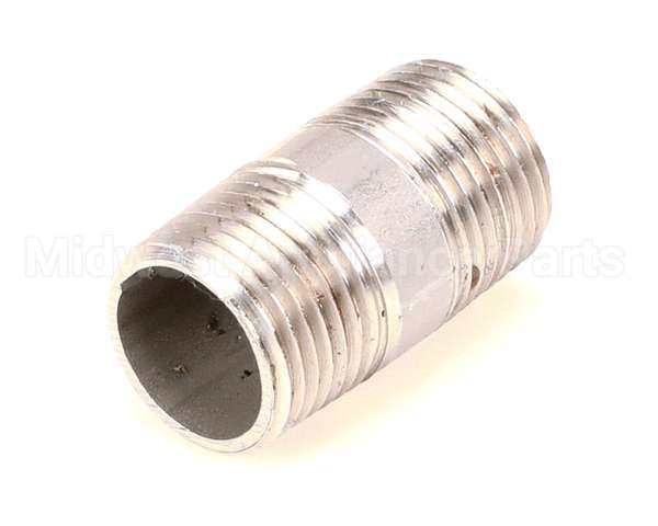 FT0619 Bki Nipple, 1/2 X 1-1/2 Lg, Ss 304