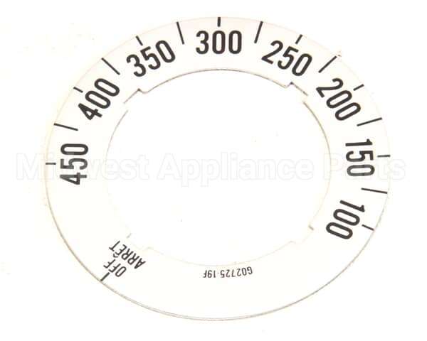 G02725-19 Garland Dial Insert (Off/450F/100F)