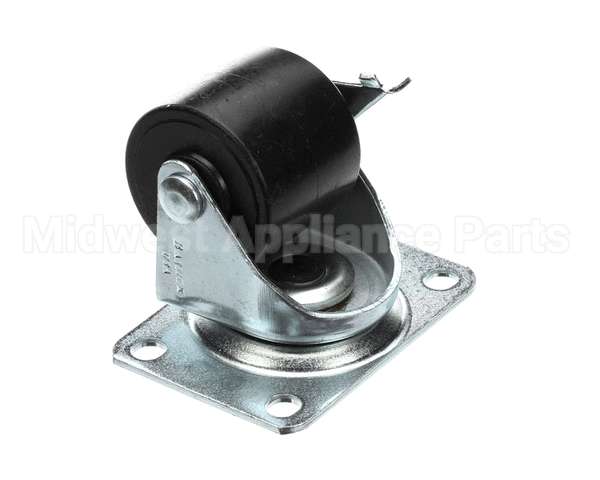 H-20-02 H&K International Caster,2Zp,Brbr,Plte,Swivel,Sb,N