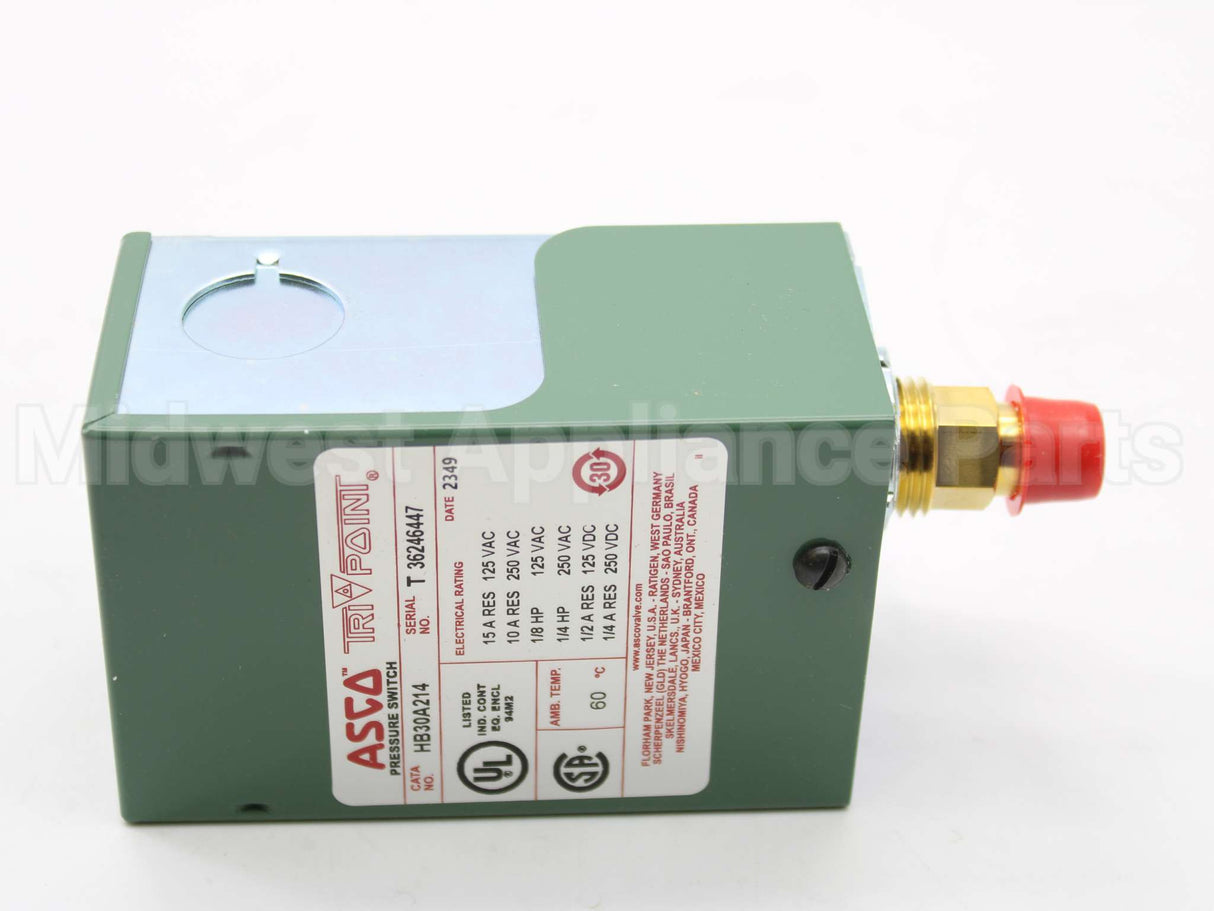 HB30A214 Asco 1/4" Pressure Switch