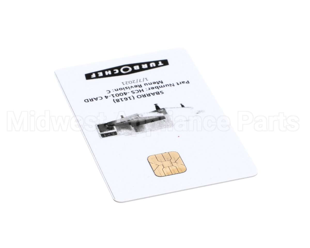 HCS-4001-4 Turbochef Menu, Hhc 1618, Sbarro
