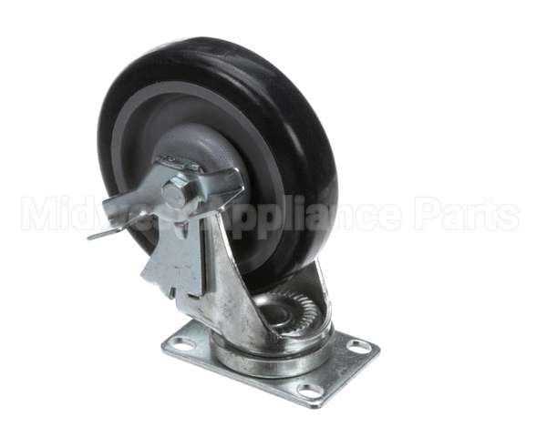 HD CST1701 Randell Caster, 6 O/A Swivel W/Brake Cmp