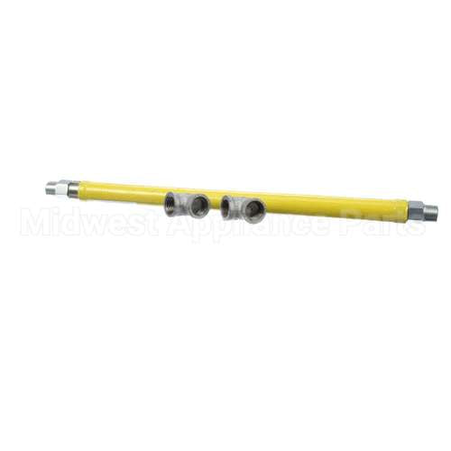 HG-2D-24 T&S Brass Gas Hose, Free Spin Fittings, 3/4 Npt, 2