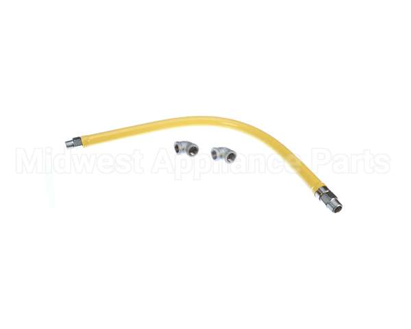 HG-2D-36 T&S Brass Gas Hose, Free Spin Fittings, 3/4 Npt, 3
