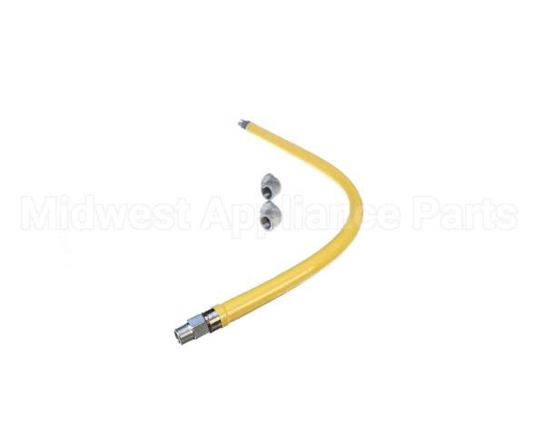 HG-2D-36 T&S Brass Gas Hose, Free Spin Fittings, 3/4 Npt, 3