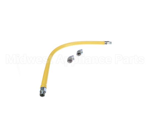 HG-2D-36 T&S Brass Gas Hose, Free Spin Fittings, 3/4 Npt, 3