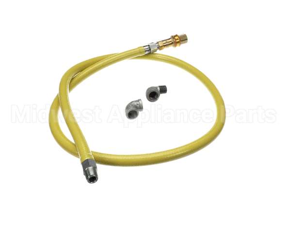 HG-4C-72 T&S Brass Gas Hose W/Quick Disconnect, 1/2 Npt, 72
