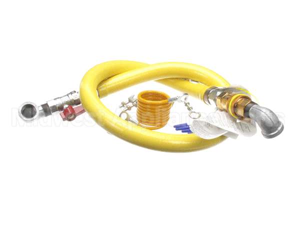 HG-4D-48K T&S Brass Gas Hose W/Quick Disconnect, 3/4 Npt, 48
