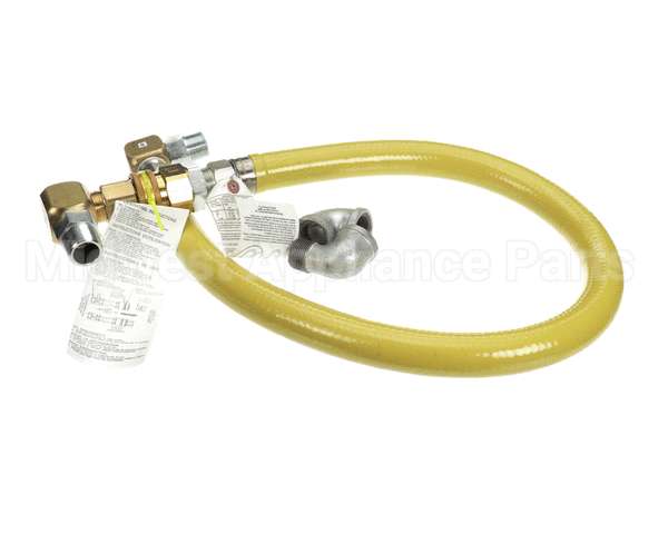HG-4E-48SHP T&S Brass Gas Hose 1Npt X 48 Long Swivels & Quic