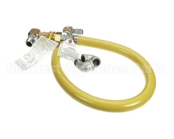 HG-4E-48SHP T&S Brass Gas Hose 1Npt X 48 Long Swivels & Quic