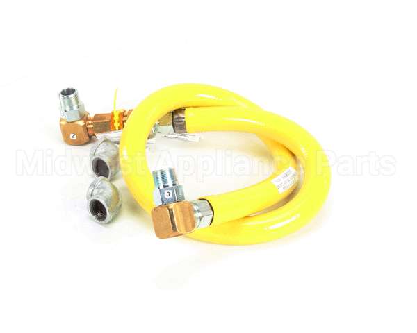 HG-4E-60S T&S Brass Gas Hose W/ Quick-Disconnect, 1 Npt, 60