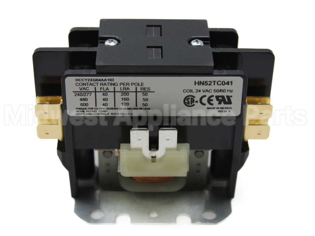 HN52TC041 Carrier 24Vcoil 40Amp 2 Pole Contactor