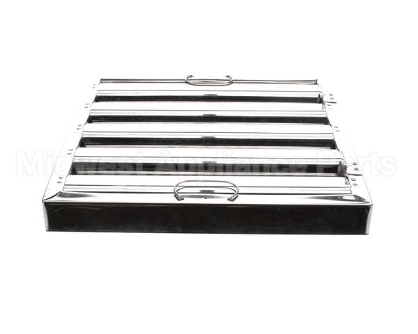 HRSS1616 Captive-Aire 16X16 Guard S/S Baffle W/ Hand