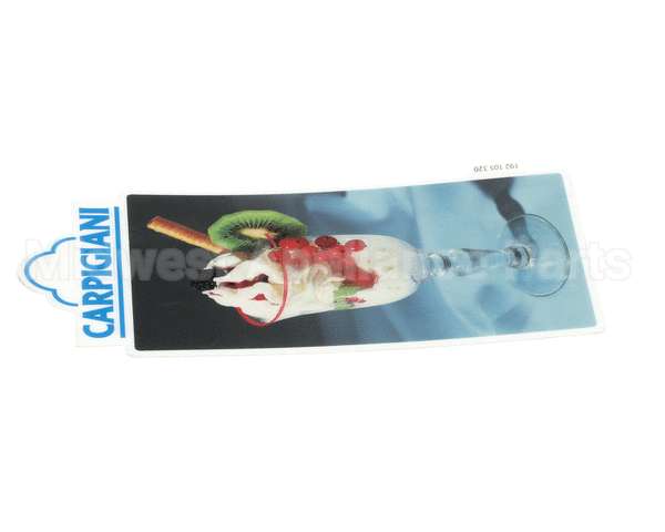 IC192105320 Carpigiani Decalfront Mprg
