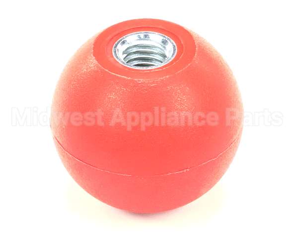 K0203 Bki Knob, Red, Spherical, 1.88 Dia., .500-13