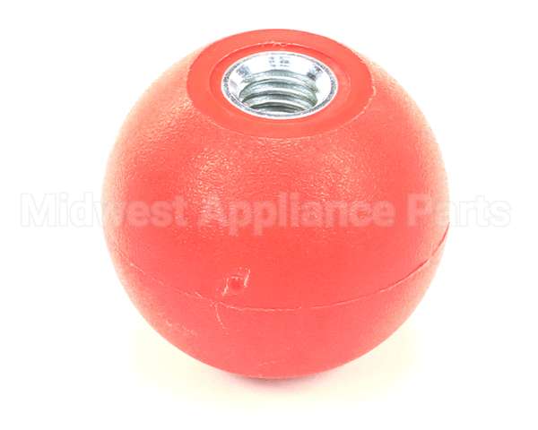 K0203 Bki Knob, Red, Spherical, 1.88 Dia., .500-13