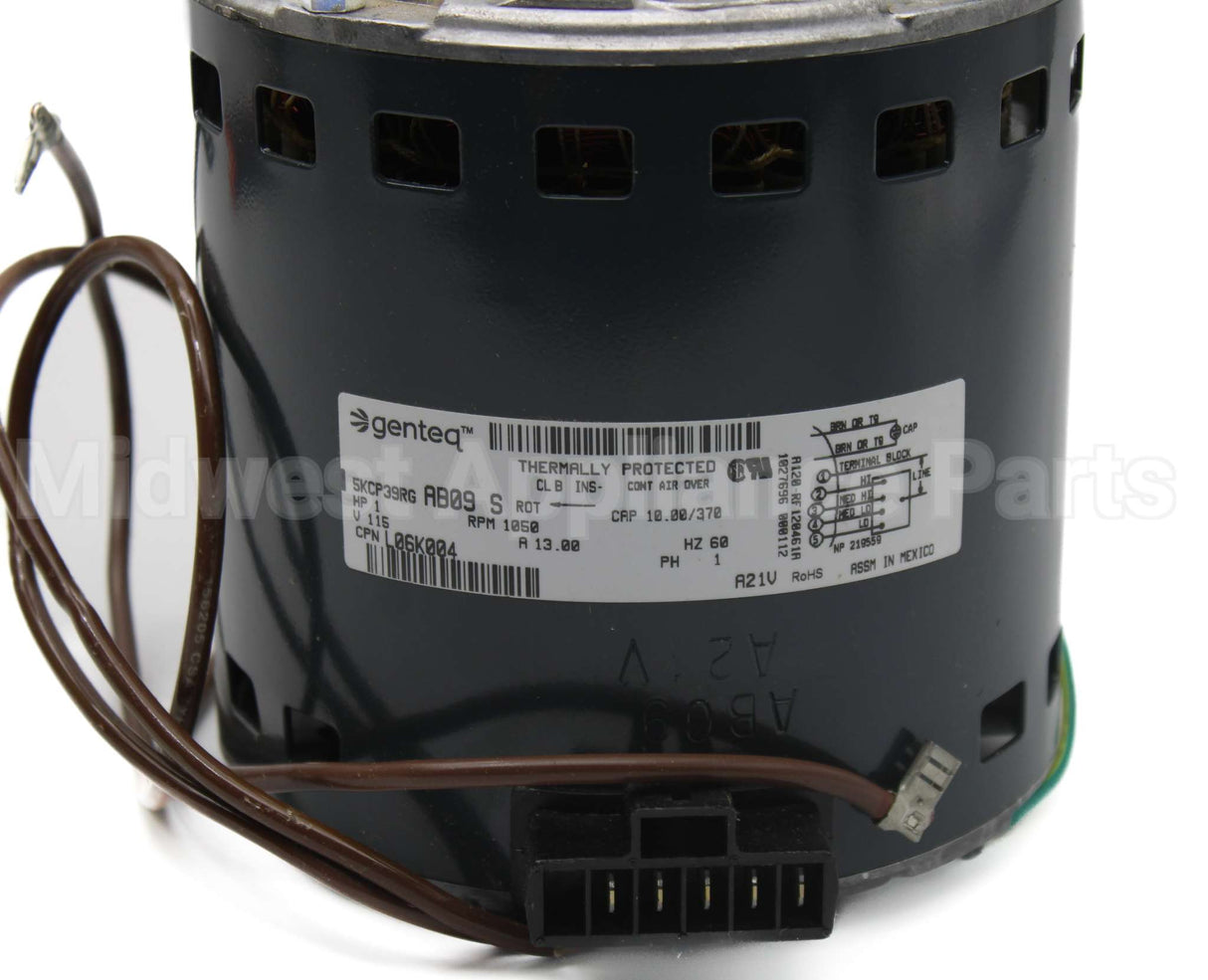 L06K004 International Comfort Products 115V 1Hp 1050Rpm Motor