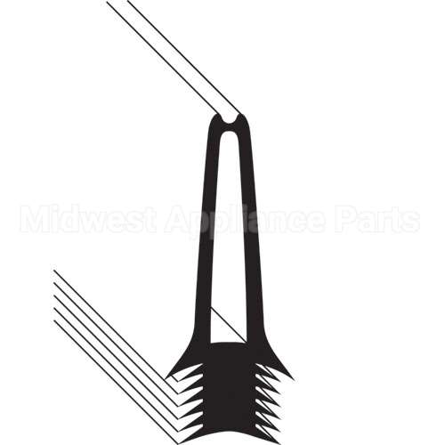 L20-01-803P Compatible Rational Door Gasket - Silicone