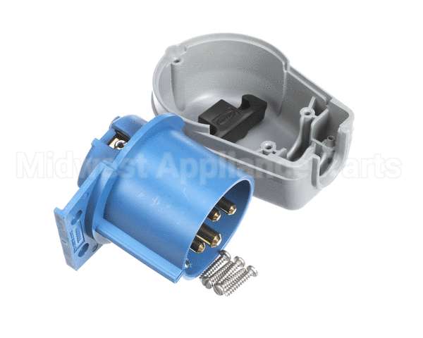 L430P9 Hubbell Lighting 3P4W 30A 250V Angle Plug P&S