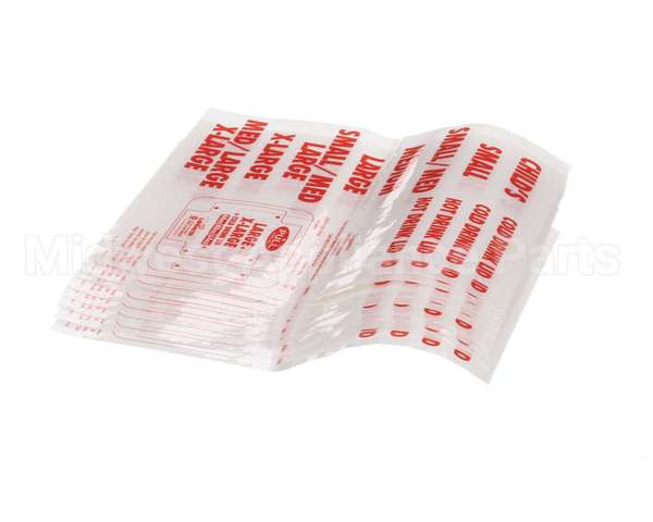 LBL900 Vollrath 10 Ea Lidsaver Size Labels