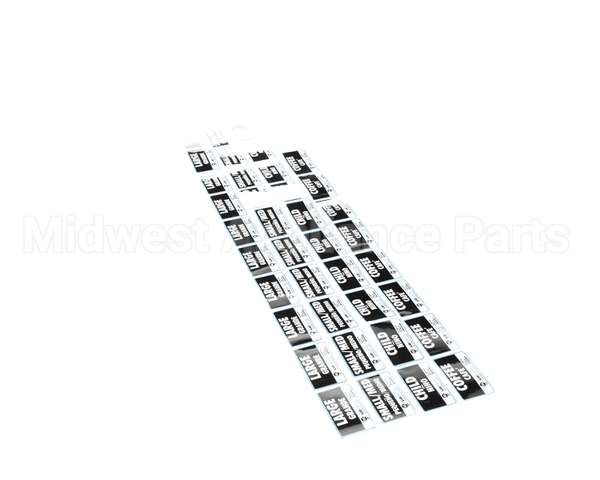 LBL999 Vollrath 10 Ea Mcdonalds Labels