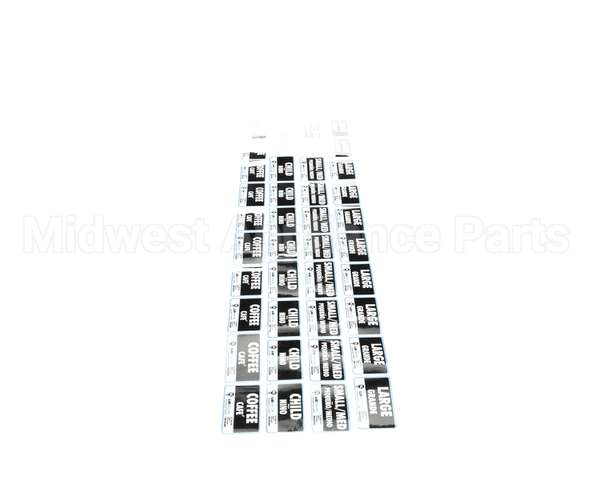 LBL999 Vollrath 10 Ea Mcdonalds Labels