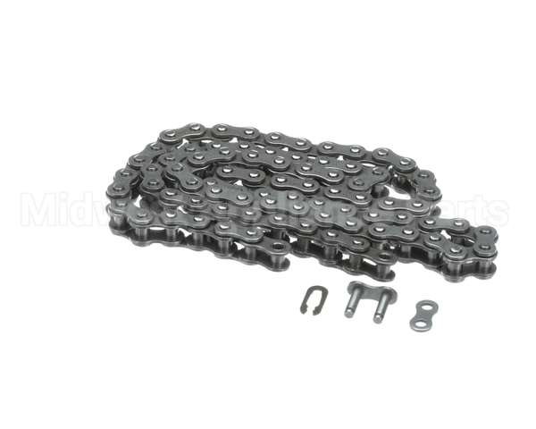 ME61-0058 Hot Rocks Oven Riveted Roller Chain #35 82 Link In Tota