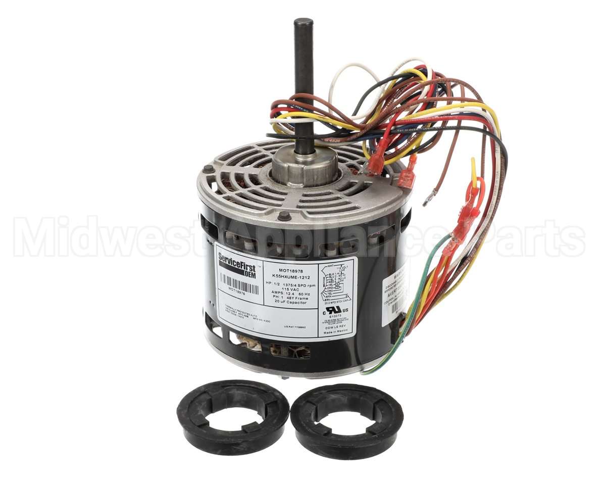 MOT18978 Trane 115V 1/2Hp 1375Rpm 4Spd Motor