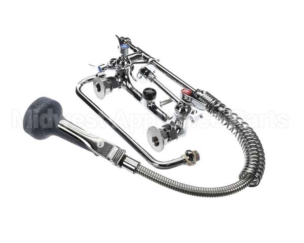 MPR-8WLN-12 T&S Brass Minipru: 8 Wall Mount Faucet W B0108