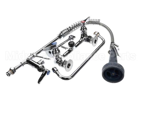 MPR-8WLN-12 T&S Brass Minipru: 8 Wall Mount Faucet W B0108