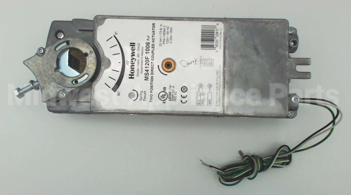 MS4120F1006 Honeywell 120Vfiresmoke175#2Pos Sr Act