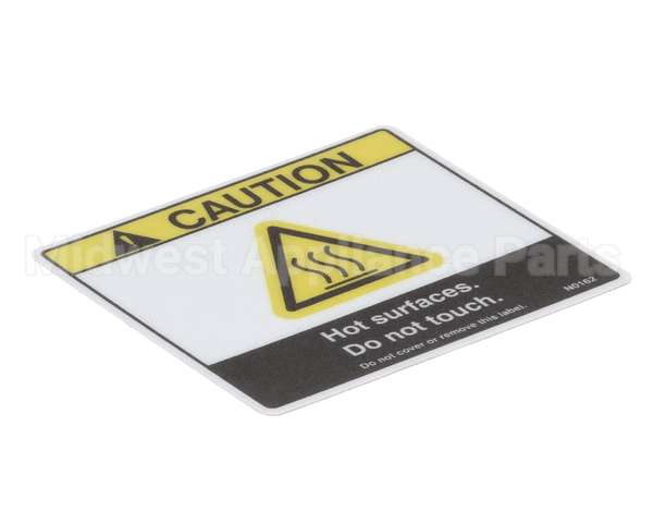 N0162 Bki Decal, Caution Hot Surfaces