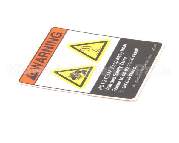 N0164 Bki Decal, Hot Steam Safety Valve