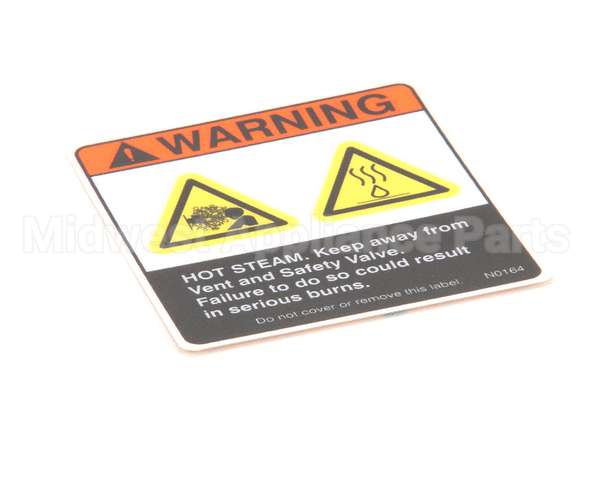 N0164 Bki Decal, Hot Steam Safety Valve