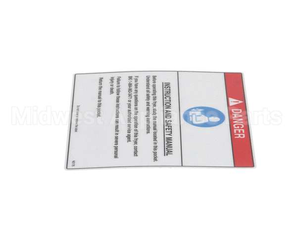 N0176 Bki Decal, Instr Safety Manual