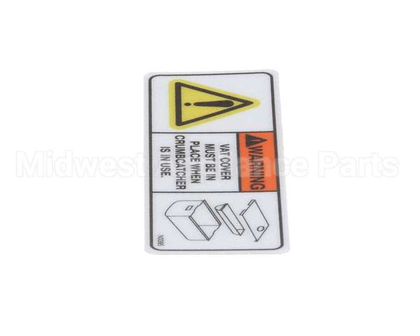 N0395 Bki Decal, Vat Cover Safety Warn